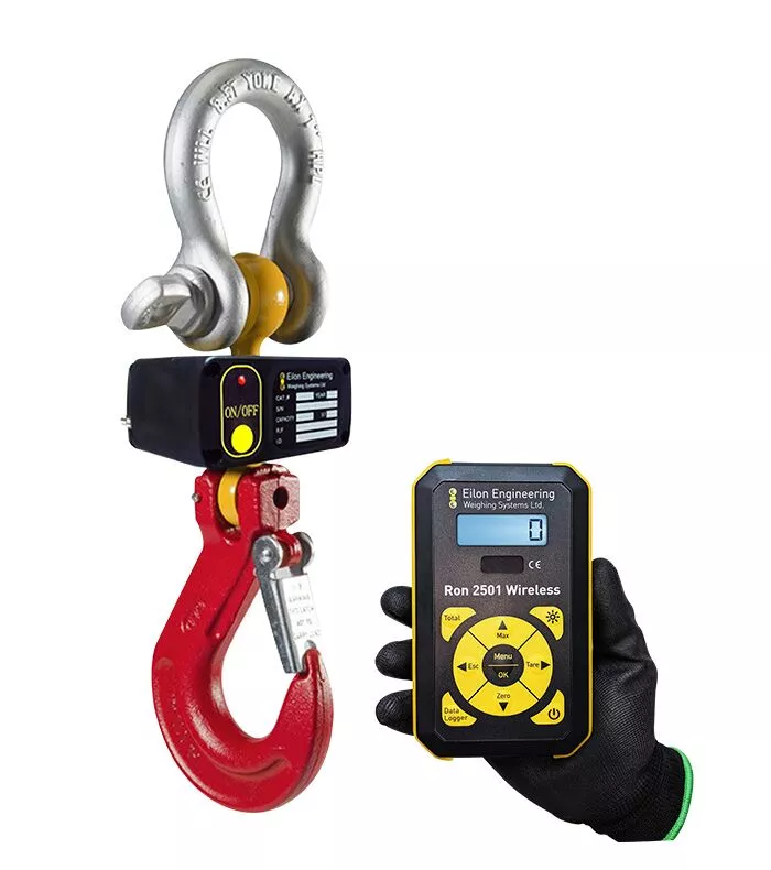 Wireless Ron 2501 crane scale with hand-held indicator Wireless Ron 2501 crane scale with hand-held indicator